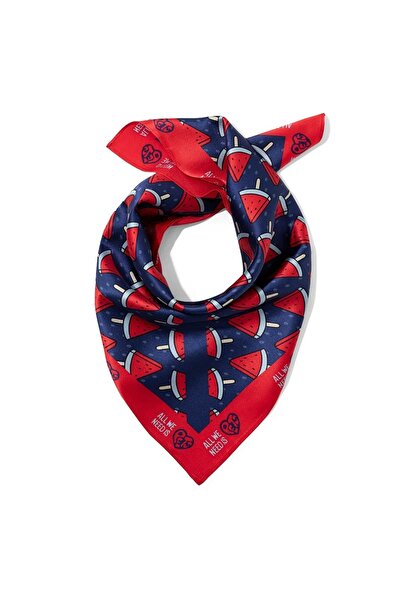 All We Need Is Pets Popsicle Mellon Red Silk Bandana for Cats Dogs and Pet Lovers