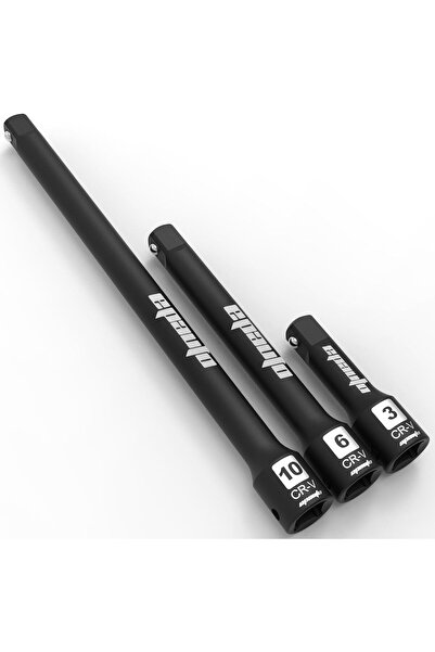 Generic EPAuto 1/2-Inch Drive Impact Socket Extension Bar Set, Cr-V, 3 Pieces