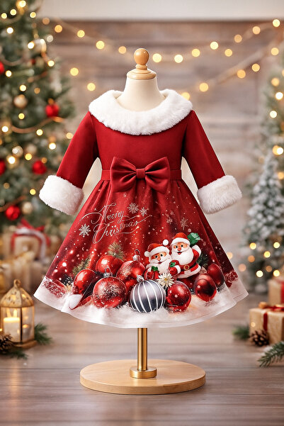 naniland.ro Children's Festive Dress/Costume – Merry Christmas Glow Christmas for Children