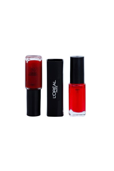 OEMN L'Oreal Paris, Infallible, Nail Polish 2-In-1, 016, Forever Burgundy, 2 x, 5 ml