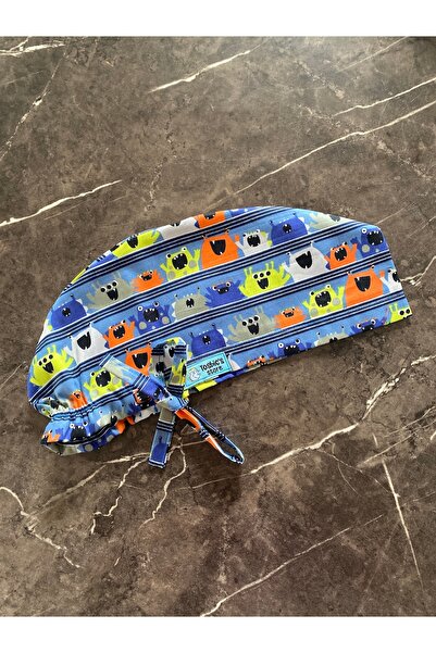 Tosbics Store Tatlı Canavarlar Cerrahi Bone (İthal Kumaş)