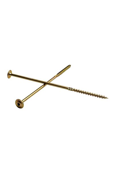 Wkret-Met Set of 50 Carpenter Screws, Flat Head, TX40 - 8x280 mm