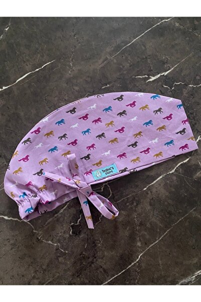 Tosbics Store Pembe Atlı Cerrahi Bone (İthal Kumaş)