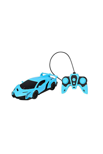 OEM Blue sports car with wired remote control, scale 1:18, Speed Racing 6+