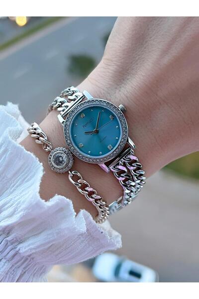 Ferrucci Small Vintage Case Steel Band 2 Years Warranty 3 Atm Women Wristwatch+Bracelet Fy.03615.3