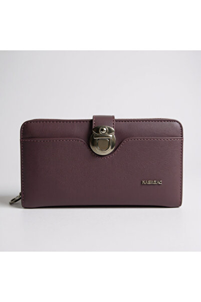 Nas Women's Hand Wallet 18X9 Size Standard Purple