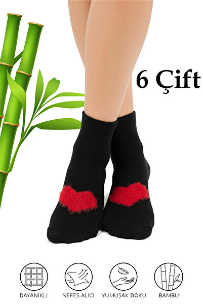 HRN Textile 6-Piece Women's Bamboo Thick Winter Patterned Socks – Soft, Warm