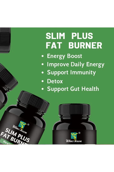 Wins Town Slim Plus Healthy Detox Burning Fat Slimming Tablets (Alternative Sleeve Gag)