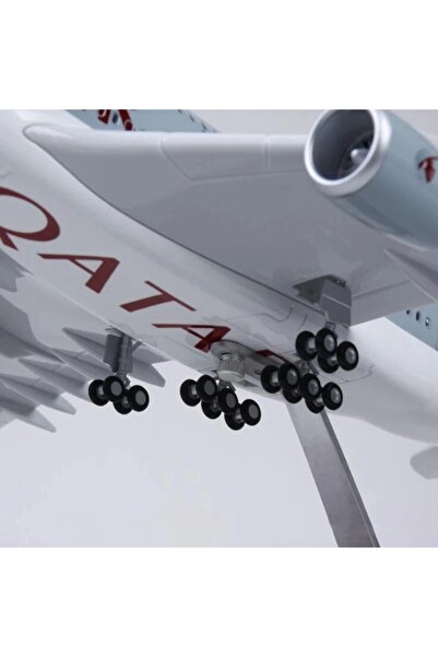 Generic Qatar Airways A380 30cm Big Size Aircraft Model & Wheel Diecast For Collection Display Or Gifts