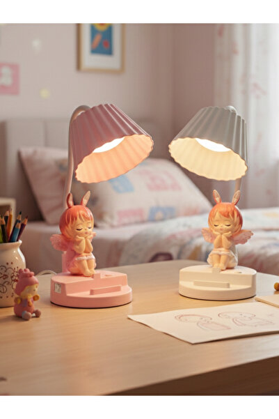 Flower Toys Kız Erkek Çocuk Figürlü Dekoratif Masa led Lambası Şarjlı 1 Adet