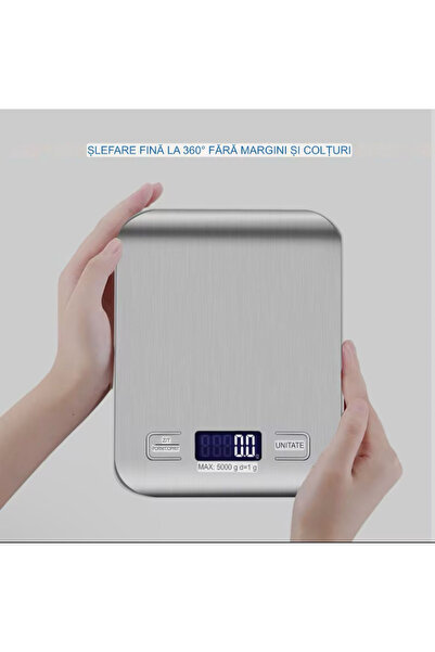 saraada Digital Kitchen Scale 10 kg – LCD Display, TARE Function, Multiple Units, AAA Batteries