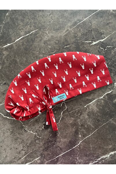 Tosbics Store Noel Babanın Geyikleri Cerrahi Bone (İthal Kumaş)