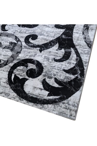 OEM Grey and Black Mink Carpet, Polypropylene, 120 x 200 cm