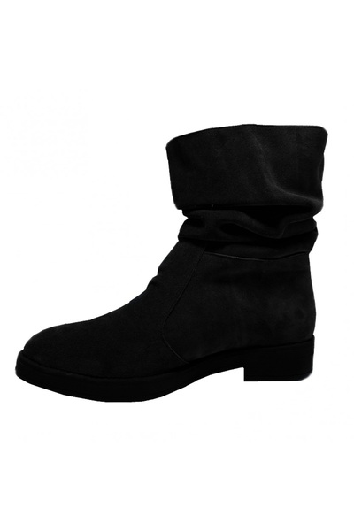 LUISA FIORE Botine ARYA din piele naturală intoarsa, negru