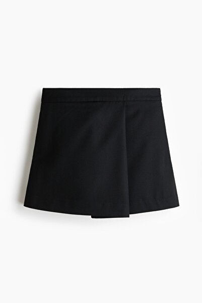 H&M Gabardin Mini Şort Etek