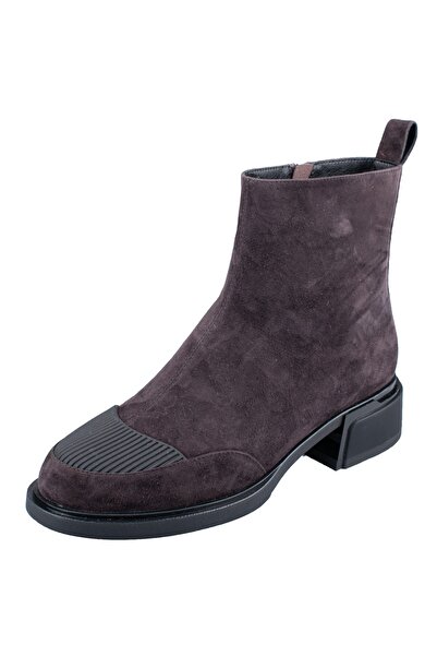 Karisma Women's suede boots, dark brown