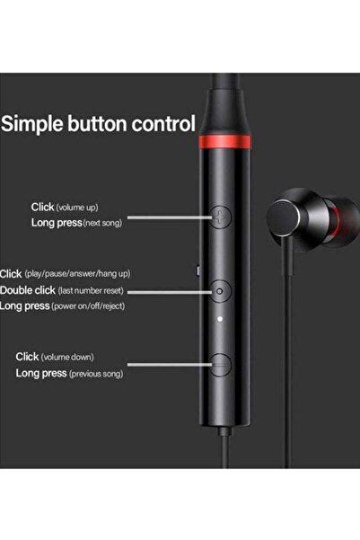 Generic Lenovo HE05X Hanging Headphone Black