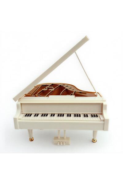 luminastar Piano-shaped music box with key