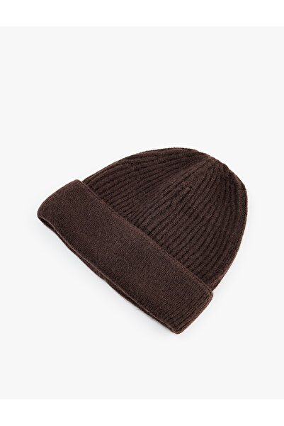 Koton Basic Corded Fabric Beret