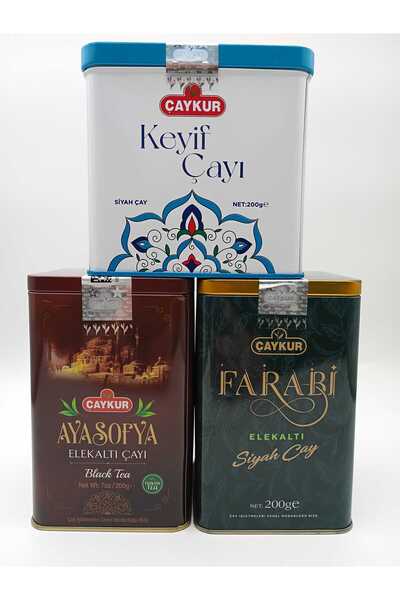 Çaykur Farabi, Ayasofya and Keyif Underground Teas 200 Grx3