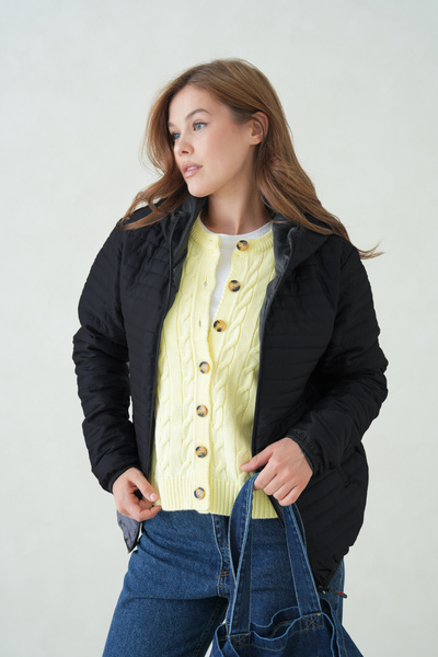 D1fference Kadın İçi Astarlı Rüzgar Geçirmez Sıcak Tutan Elyaf Dolgulu Ultra ...