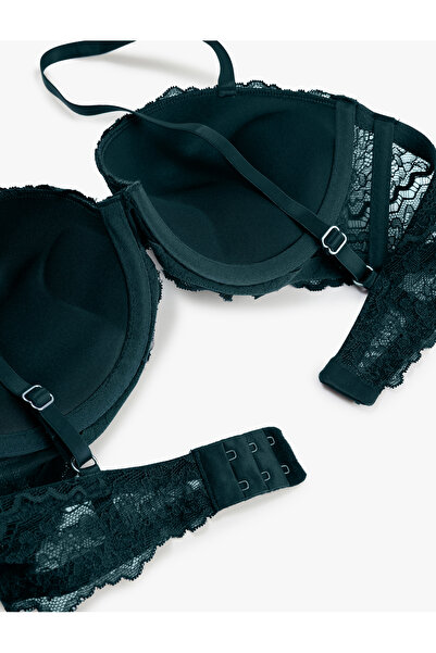 Koton Σουτιέν με δαντέλα χωρίς καλώδια με επιπλέον γέμιση