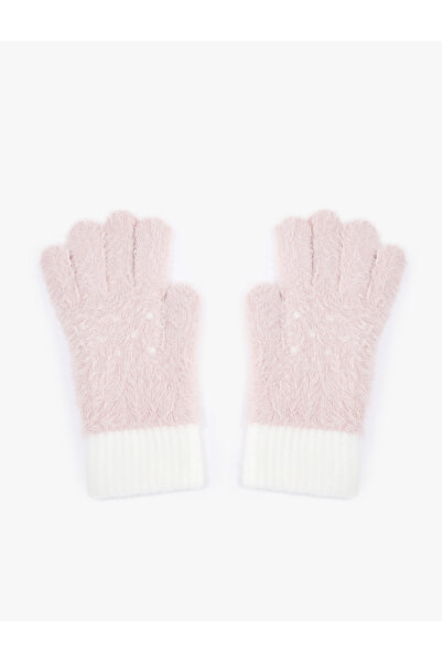Koton Mănuși de pluș cu detalii cu margele