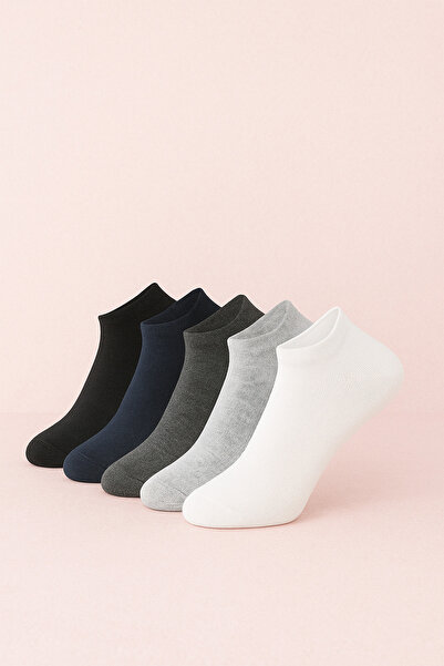 ÇORAP GROSS Kadın Penye Patik Çorap Asortili Renkler 1 Çift