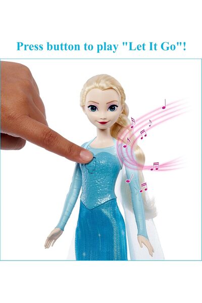 mattel Disney Frozen Doll – Elsa The singer, in her magical dress, performs "Let It Go"