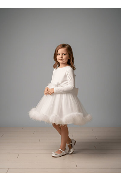 KidsMagazin Rochie albă Fulg de nea