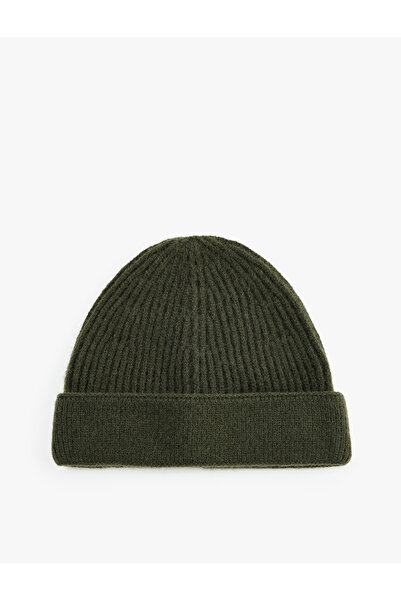 Koton Basic Corded Fabric Beret
