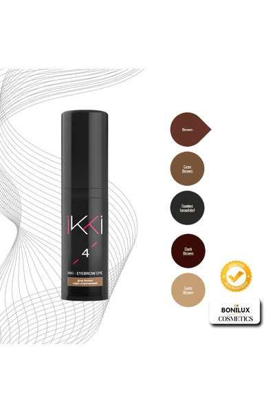 Ikki Eyebrow and Eyelash Dye 5ml Brown-Gray