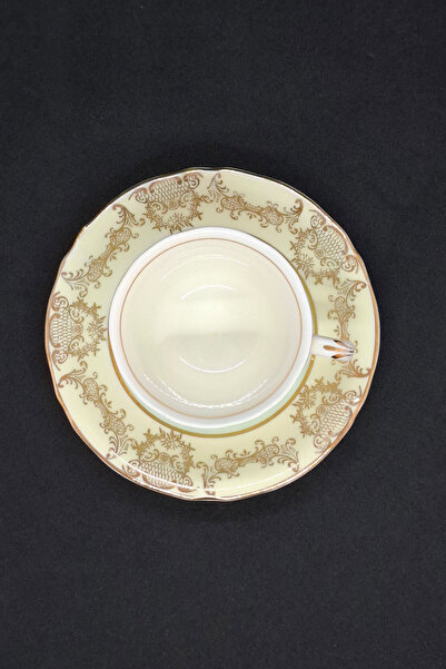 ABBETC Midwinter Porcelon Burslem English Vintage Coffee/Tea Cup and Saucer 150 ml