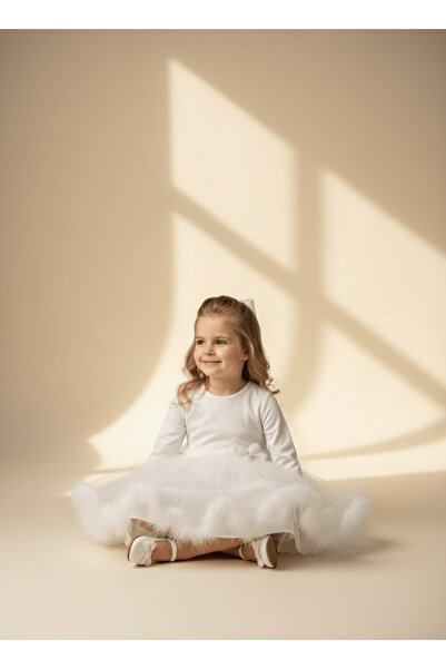 KidsMagazin Rochie albă Fulg de nea