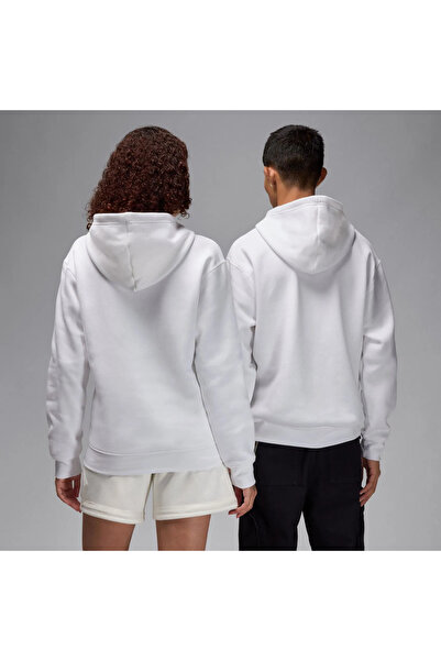 Nike Jordan Brooklyn Fleece Po Men's White Sweatshirt
