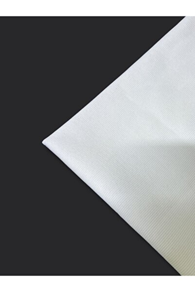 Yiğit Kumaş Ribana Fitilli Kumaş, Parça 60x110 cm Ekru Renk