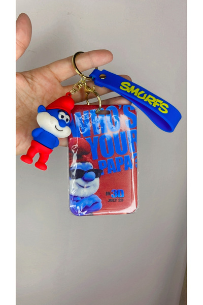 synshop Breloc din silicon Sirin Baba Sirinler, suport pentru carduri, ornament pentru geanta, cadou pentru locul de munca, spital, scoala