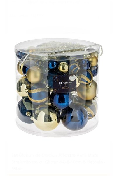 Craciun Value Pack Gold Balloons Mix Set Shiny Matte Gold Blue Balloons with