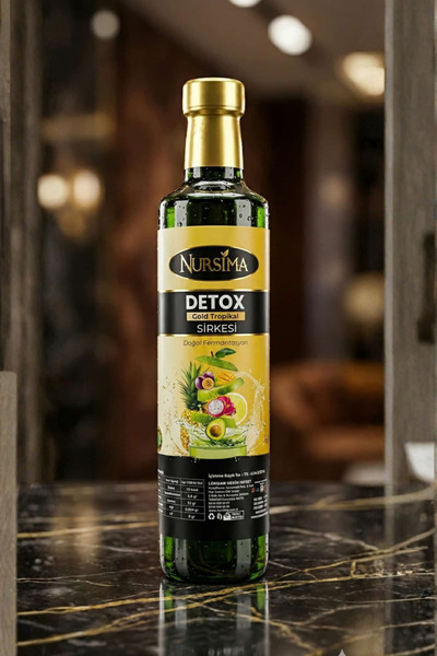 Nursima Detox Gold Sirkesi Doğal Fermantasyon 250 Ml Cam Şişe