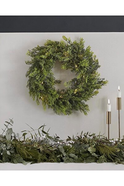 PARTİ SEPETİ Ginger Ray Yılbaşı Işıklı Kapı Çelengi Kapı Süsü