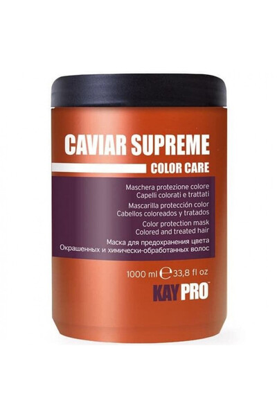 Kaypro قناع كافيار سوبريم لحماية الشعر المصبوغ وتثبيت اللون وتغذيته 1000 مل