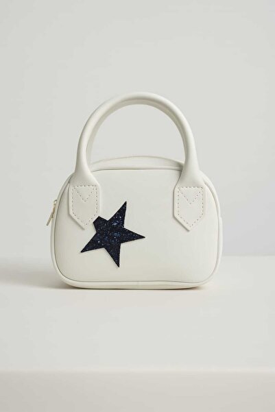 amazoondesing Black Starry Shiny Daily Children's Shoulder Bag