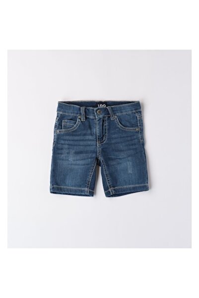 İDO Denim bermuda shorts for boys, I Do, Dark blue, 116-122 cm