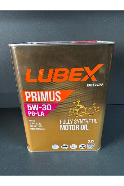 Lubex Primus PG-LA 5W-30 3,2 Lt Partiküllü Motor Yağı-Dizel - Yüksek Koruyucu...