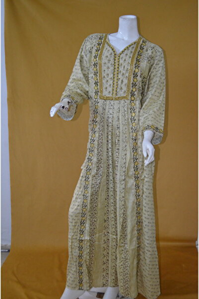 Zainah Elegant Women's Jalabiya-Evening & Party Dress with Embroidery Long Sl...