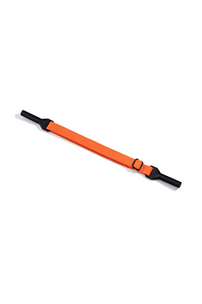 Optic Master Adjustable elastic rope silicone tip eyeglass strap / cord orange