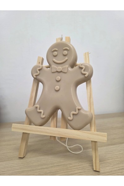 fara marca Gingerbread Man Decorative Candle
