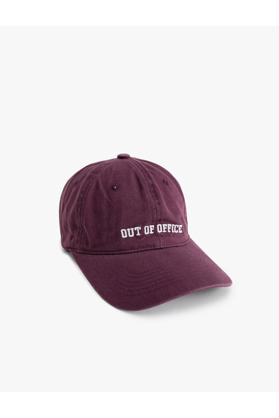 Koton Cotton Embroidered Cap Hat