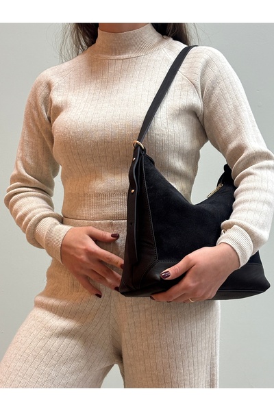 MaVaux Moka 100% Genuine Leather Stylish Detailed Shoulder Bag