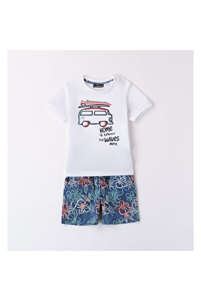 Sarabanda - Boys' T-shirt and Shorts Set, 0.8154, Multicolor, 98-104 cm